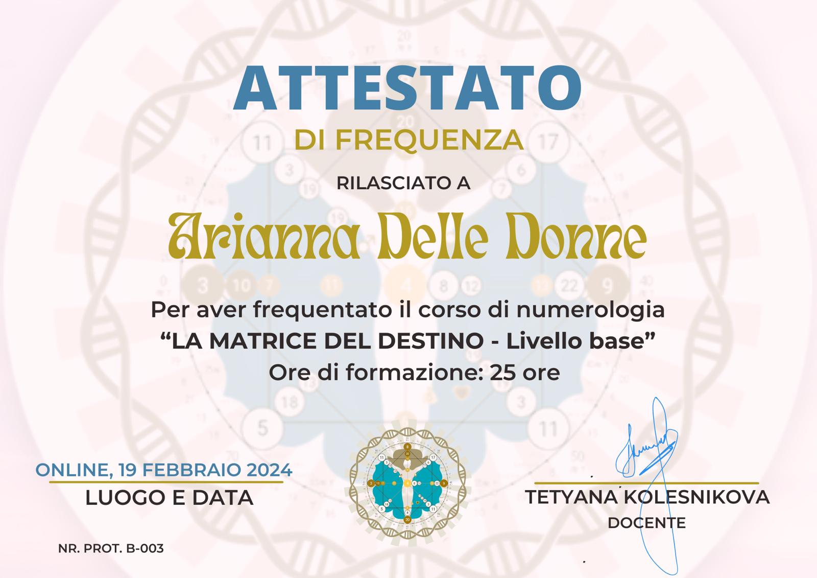 Corso Matrice