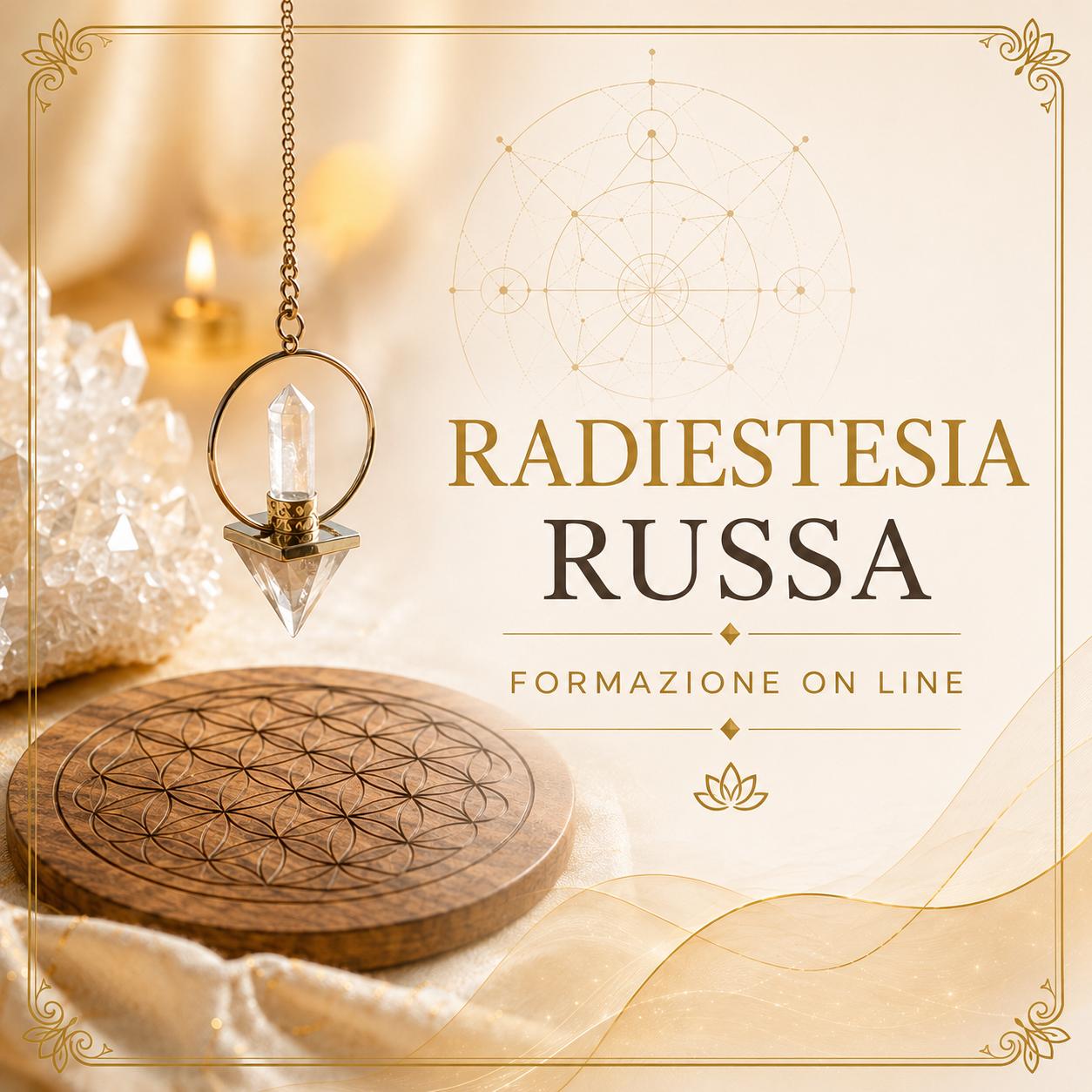 Con la radiestesia potrai dialogare con il tuo subconscio e avere uno strumento sempre a disposizione per aiutarti nelle scelte quotidiane, migliorare il tuo benessere e vivere con più serenità.