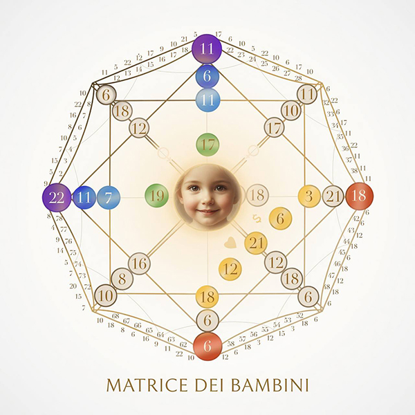 Matrice dei Bambini. Il Metodo unico per capire e crescere i tuoi Figli. Investi nella loro crescita ed educazione!